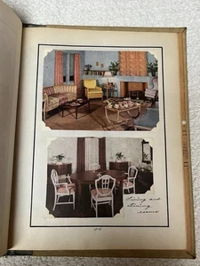 Vintage Sammelalbum MCM Wohndeko Innenarchitektur College Projekt 12 x 9 - Bild 1 von 23