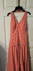 PROM DRESS Formal  Cire by Landa formal dress, Dance, Pink  size 8 Sequin - Picture 1 of 7