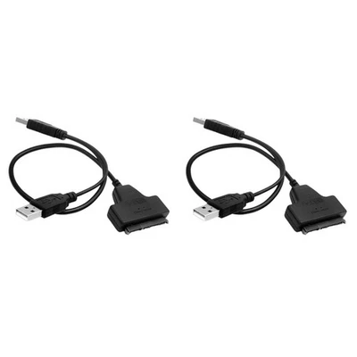 2 stücke -Adapterkabel Laptop Festplatte Datenkabel USB an EASY DRIVE - Bild 1 von 4