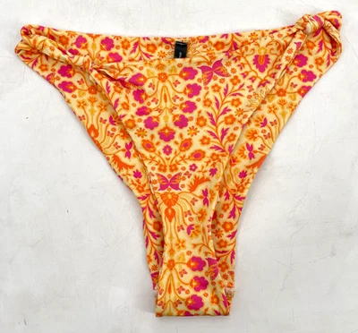 NEW Out from Under Urban Outfitters women M Floral pink Groun Yellow Swim Bottom - Image 1 of 4