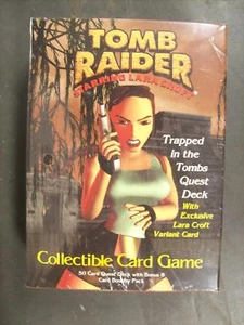 Tomb Raider Lara Croft Card Game Tombs Quest Deck NEW! - Picture 1 of 2