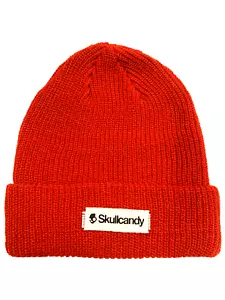 Skullcandy Knit Beanie ADULT One Size O/S Fits Most color RED New - Picture 1 of 3