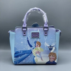 Loungefly Disney Frozen Ice Castle Satchel Bag NEW - Picture 1 of 13