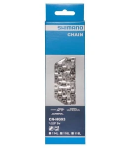 Shimano CN-HG93 9-Speed Chain 116L Deore XT Ultegra MTB/Road w/Joining Pin - Picture 1 of 3