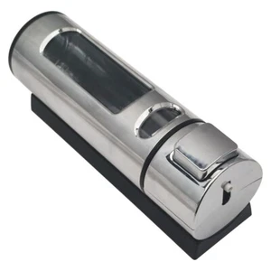 Dispensador líquido de jabón plateado de 400 ml ducha de baño 2 ml/gota - Imagen 1 de 14