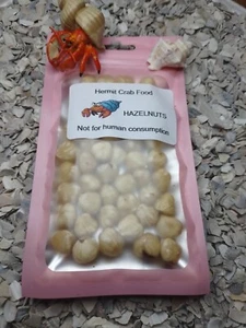 Hermit Crab Food ,Cuisine 30g of hazlenuts - Picture 1 of 3