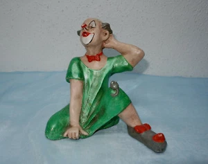 Achatit Clown" Clown mit Maus" Handarbeit Susanne Juretzek - Picture 1 of 6