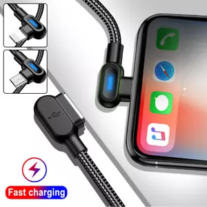 Intrecciato Caricatore USB Telefono Cavo Dati Per IPHONE 13 12 11 Pro Max XR X - Foto 1 di 13