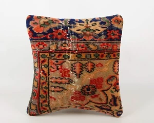 Handwoven Ethnic Cushion Case Throw Pillow Cover Kilim Turkish Pattern Cushion - Picture 1 of 7