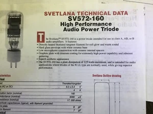 SV-572-160 SVETLANA Audio Triode mehr vorhanden. - Bild 1 von 7