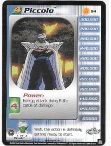 PICCOLO Level 4 DBZ Dragonball Z CCG LIMITED Edition - Picture 1 of 1