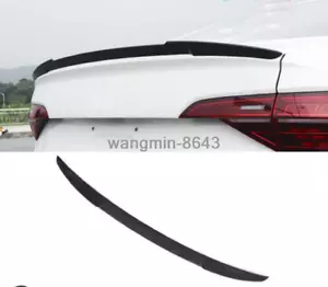 FIT For VW JETTA MK7 2019+ Carbon fiber Rear Tail Trunk Spoiler Wing Lip Trim - Picture 1 of 1