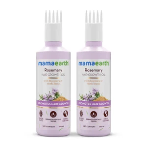 Mamaearth Rosemary Hair Growth Oil with Rosemary & Methi Dana- 150ml (Pack of 2) - Picture 1 of 8