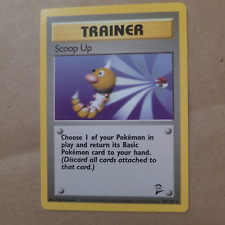 Pokémon TCG Scoop Up Base Set 2 Regular 107/130 Unlimited Rare Vintage MP Card