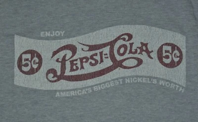t-shirt small pepsi cola soda pop soft drink 19 inches pit 2 pit Foto 1 de 3