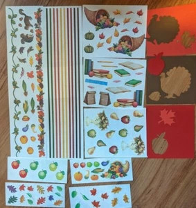 Creative Memories Fall themed stickers and Die Cut Shapes - Picture 1 of 1