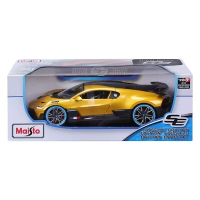 Bugatti Divo (Gold Yellow) - Maisto Special Edition Diecast Model Car 1:18 Scale - Image 1 of 4