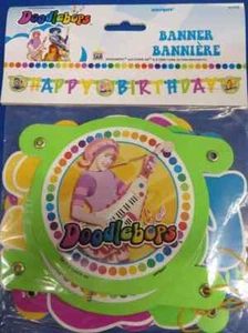 RARE Doodlebops Playhouse Disney Kids Birthday Party Decoration Jointed Banner - Picture 1 of 1