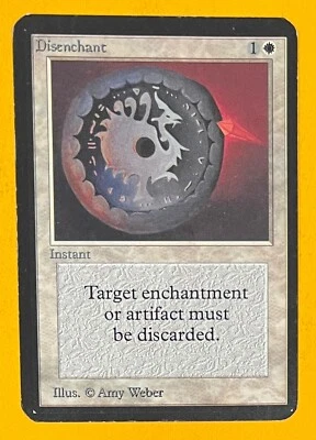 MTG DISENCHANT Alpha (OldManMTG 008-134) - Image 1 of 3
