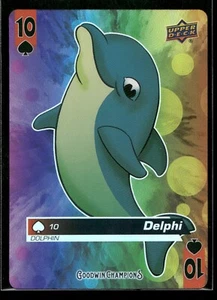 2021 Upper Deck Goodwin Champions Delphi PLAYING CARDS ANIMATION Dolphin #10 - Picture 1 of 2