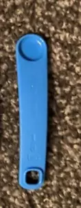 Tupperware Replacement Measuring Measure Spoon 1/8 tsp Blue New - Picture 1 of 2