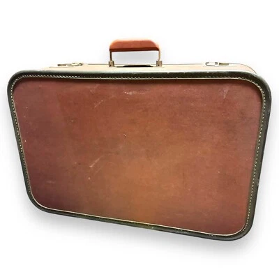 Equipaje rígido de colección Sears JC Higgins Roebuck & Co con original Maleta para llaves 1950 Foto 1 de 4