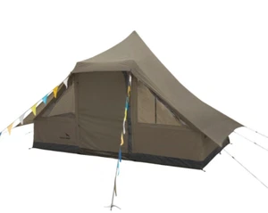10 Person Cabin Tent With Sewn-In Groundsheet & Mesh Door – Easy Pitch Glamping - Picture 1 of 18