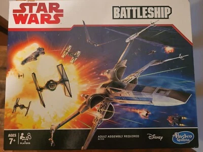 Tablero de juego Hasbro Disney Battleship Star Wars - B2358, libre de humo, usado en excelente estado Foto 1 de 4