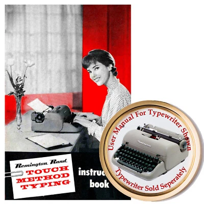 Remington Rand Quiet Riter o Letter Riter máquina de escribir manual de instrucciones del usuario. Foto 1 de 4