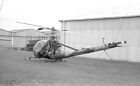 Hiller UH-12E, N31706 at Sywell, 30 Sep 1973 - B&W Neg_9202