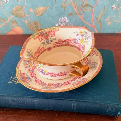 Rosenthal Marquesa Marfil Gravy Barco con Base Vintage Baviera Años 20 Foto 1 de 4