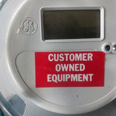 Medidor eléctrico GE reacondicionado grado utilitario UG 103x36300 1 REV Foto 1 de 4