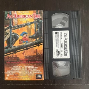 An American Tail VHS 1987 Video Tape Fieval Original MCA Release Don Bluth Lucas - Foto 1 di 3