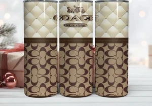 Coach 20 oz Stainless Steel Tumbler with Tight-Fitting Lid, Vacuum Insulated - Picture 1 of 3