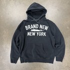 VTG Brand New Band Sweatshirt Hoodie Medium Long Island New York Emo Y2K Medium