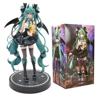 Hatsune Miku Little Devil 20cm Dark Angel Figure Cute Collectable Model PVC - Image 1 of 2