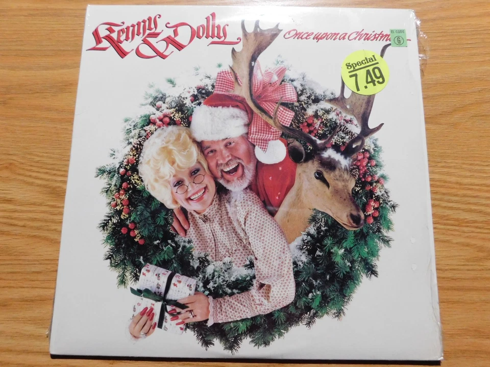 Kenny Rogers and Dolly Parton - RCA LP - Once Upon A Christmas - ASL1-5307 - Image 1 of 4