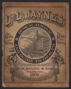 Almanacco medico e guida alla salute del Dr. D. Jayne per il 1906 - Foto 1 di 3