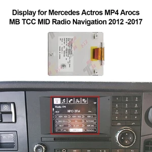 Pantalla AAJ048K001A para Mercedes Actros MP4 Arocs MB TCC MID Radio Navegación - Imagen 1 de 7