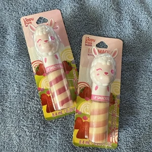2 Pack Lip Smacker Lippy Pals Lip Gloss, Straw-ma-llama Berry - Picture 1 of 2
