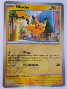 Pikachu ® Evoluzioni A Paldea PAL 062/193 ® Comune ® Pokemon ® Italiano ® EX - Picture 1 of 9