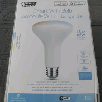 Feit Electric Smart Wifi Bulb Ampoule Wifi Intelligente 65W Led 650 Lumens - Image 1 of 4