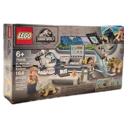 New Lego 75939 Jurassic World Dr Wu's Lab Baby Dinosaurs Breakout 2020 Retired - Image 1 of 4