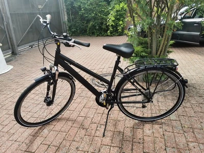 24 Gang Trekking Fahrrad Prophete 28 zoll schwarz Nabendynamo - Bild 1 von 4