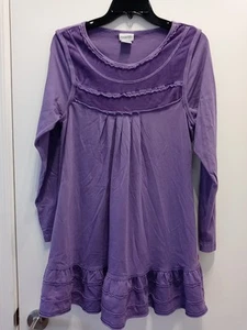Naartjie size 4 long sleeve purple dress tulle ruffles - Picture 1 of 11
