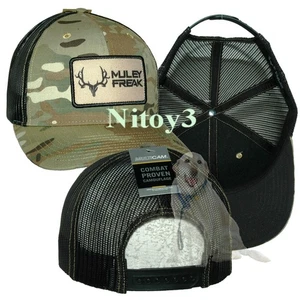 Muley Freak Combat Proven MultiCamo Trucker Baseball Cap-Hat Men One Size Adjust - Picture 1 of 1