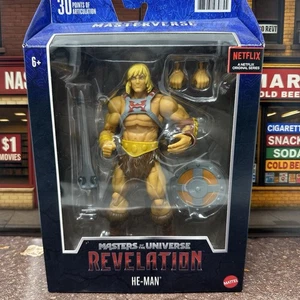 Figura de acción He-Man Masters of the Universe Revelation Netflix Mattel NUEVA - Imagen 1 de 6