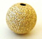 2pc 12mm large yellow 14k Gold Filled Stardust sparkle star dust round Bead GS21