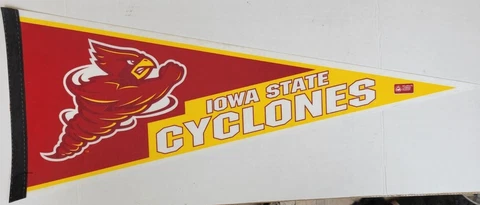 NCAA Iowa State Cyclones 12" x 30" Pennant, NEW Cover