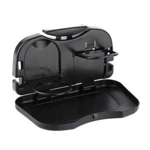 Autorücksitz Tisch SCHWARZ MEHRZWECKTISCH KLAPPTISCH Getränkehalter Ausklappbar - Bild 1 von 16